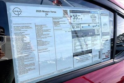 2025 Nissan Versa SV