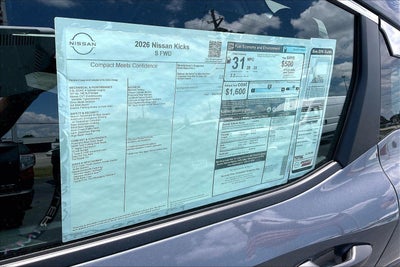 2026 Nissan Kicks S