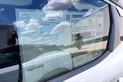 2026 Nissan Kicks SV