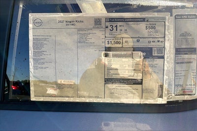 2027 Nissan Kicks SV