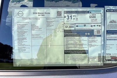 2026 Nissan Kicks SV