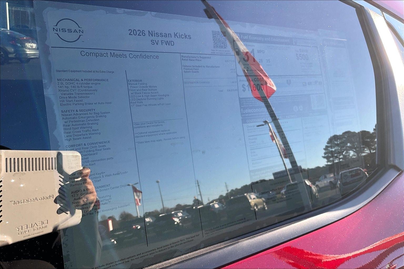 2026 Nissan Kicks SV