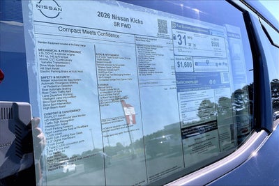 2026 Nissan Kicks SR