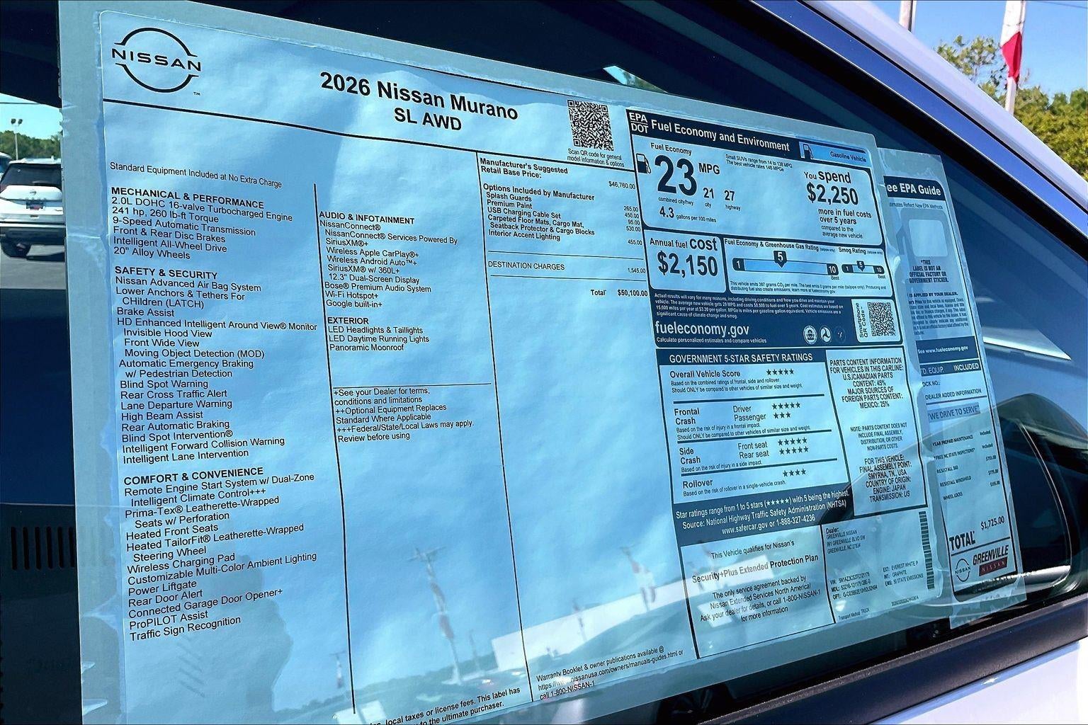 2026 Nissan Murano SL