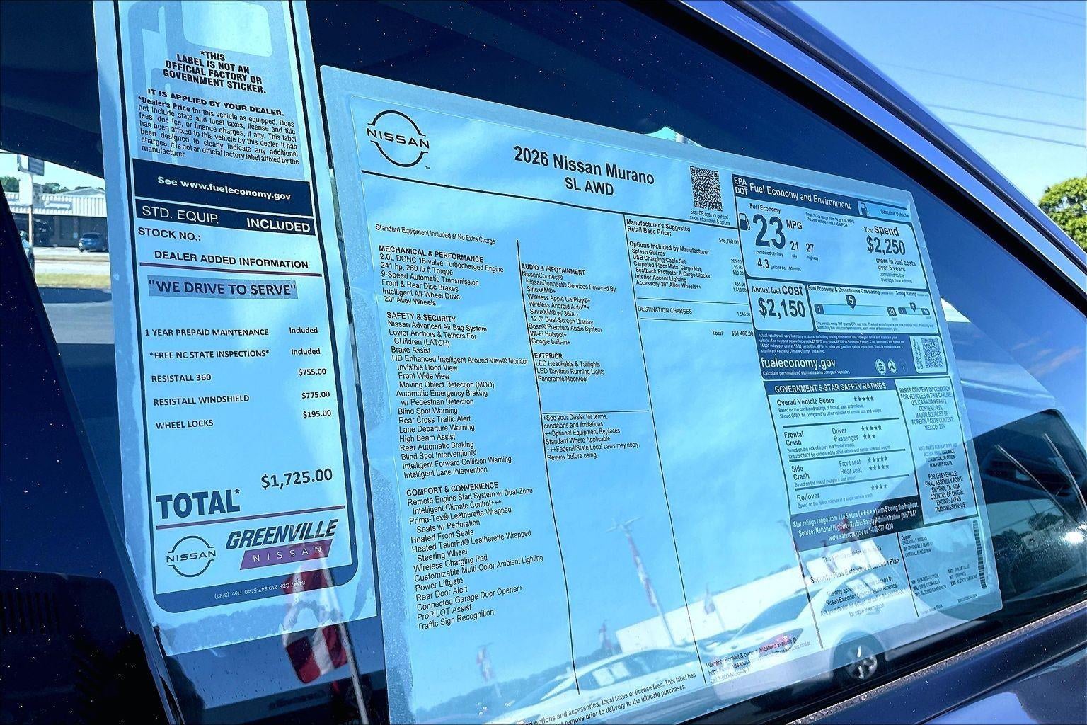 2026 Nissan Murano SL