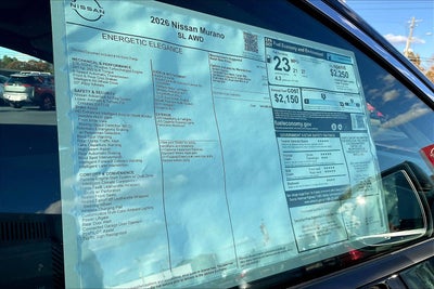 2026 Nissan MURANO SL