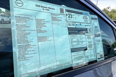 2026 Nissan Murano SL