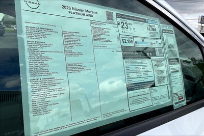 2026 Nissan Murano Platinum