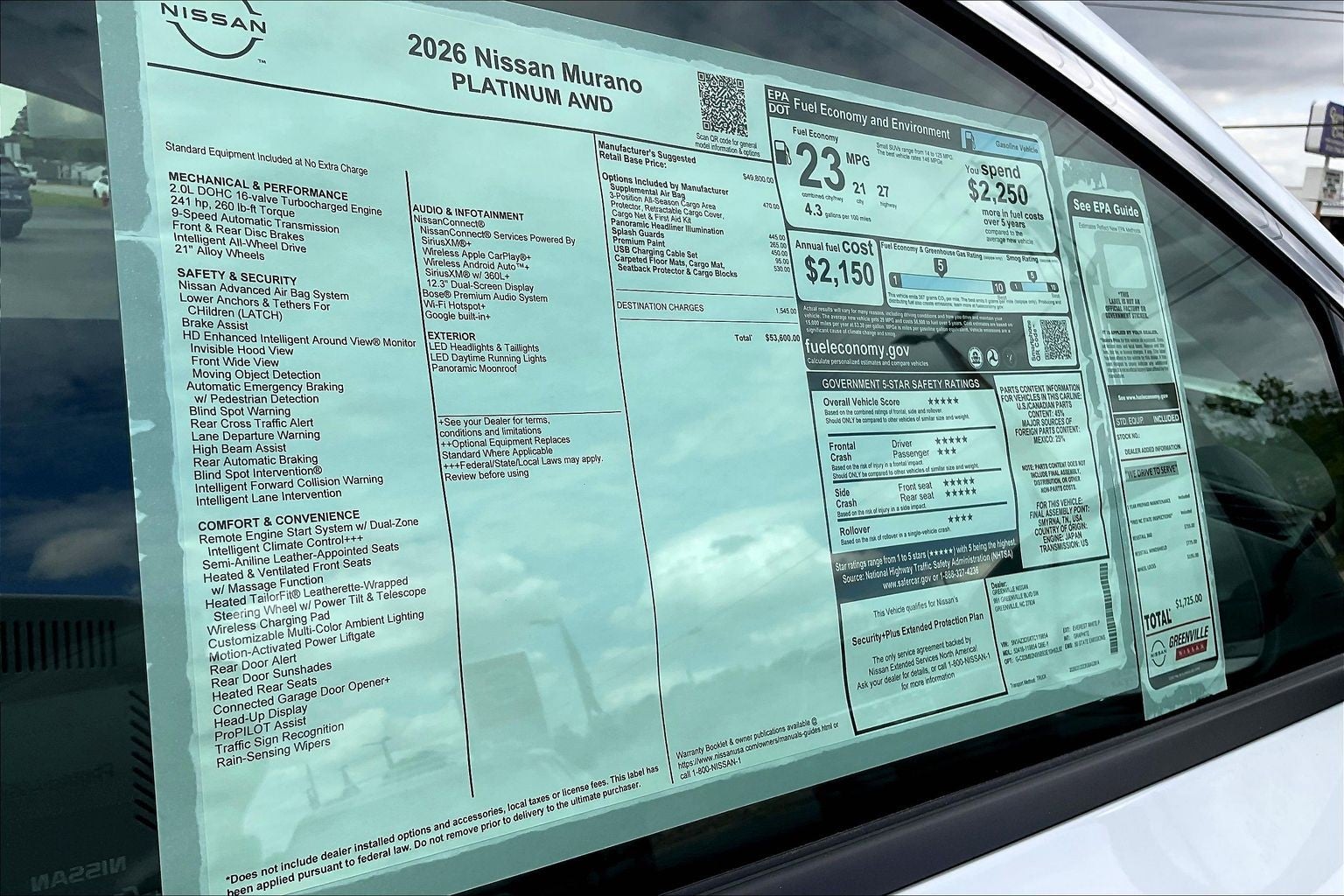 2026 Nissan Murano Platinum