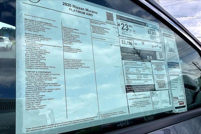 2026 Nissan Murano Platinum