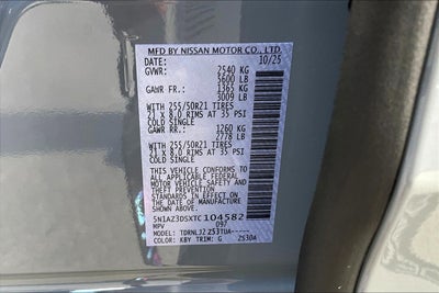 2026 Nissan Murano Platinum