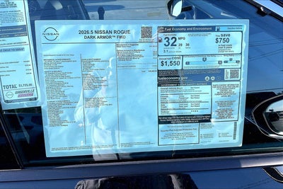 2026 Nissan Rogue Dark Armor