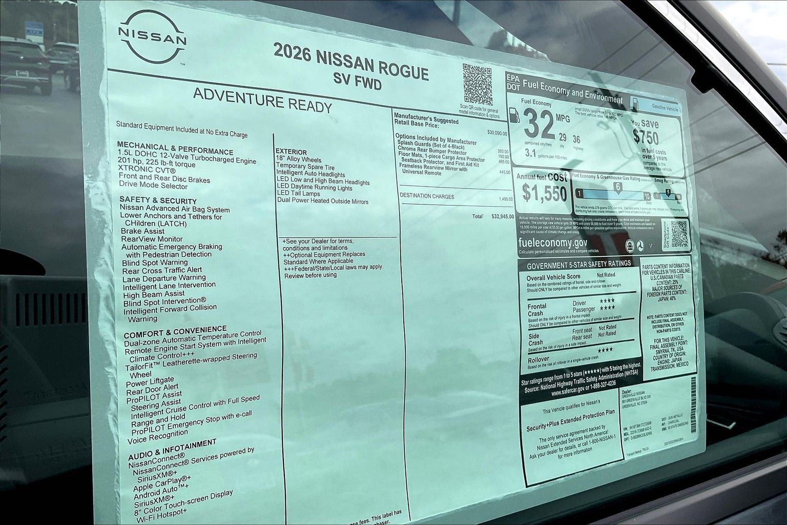 2026 Nissan Rogue SV