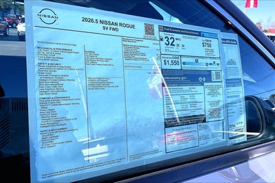 2026 Nissan Rogue SV