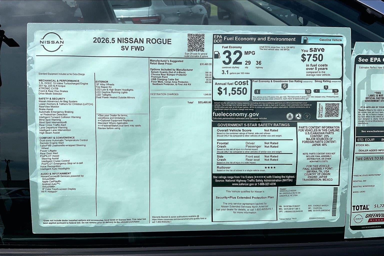 2026 Nissan Rogue SV