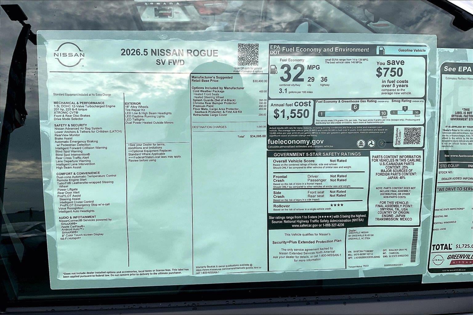 2026 Nissan Rogue SV