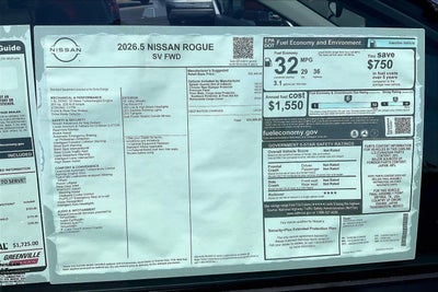 2026 Nissan Rogue SV