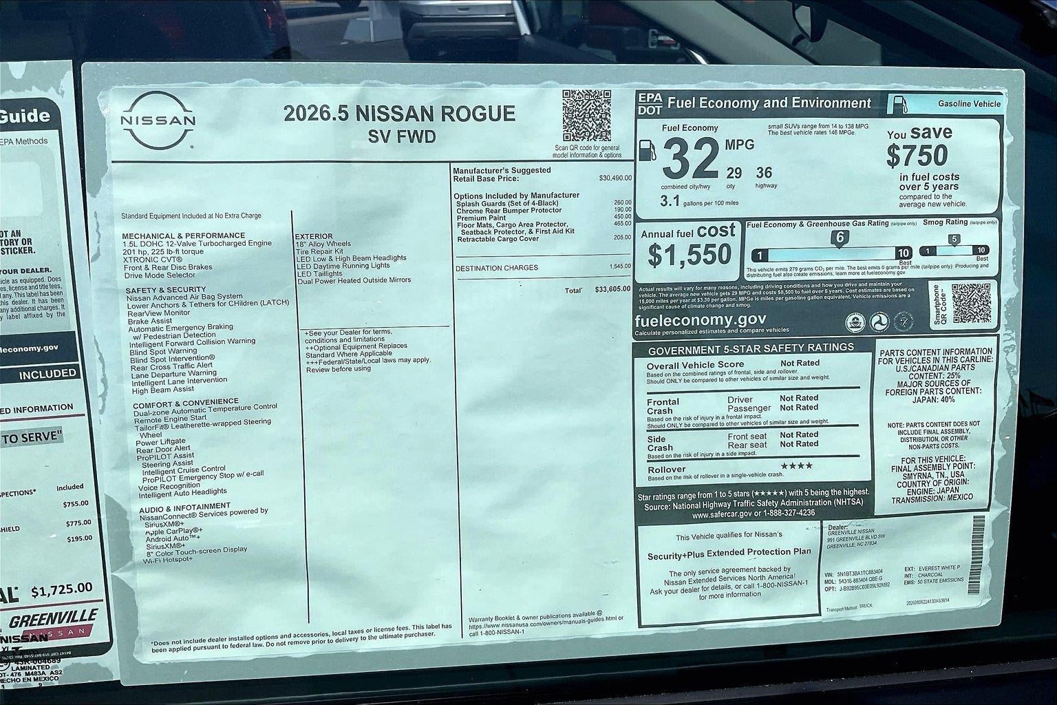 2026 Nissan Rogue SV
