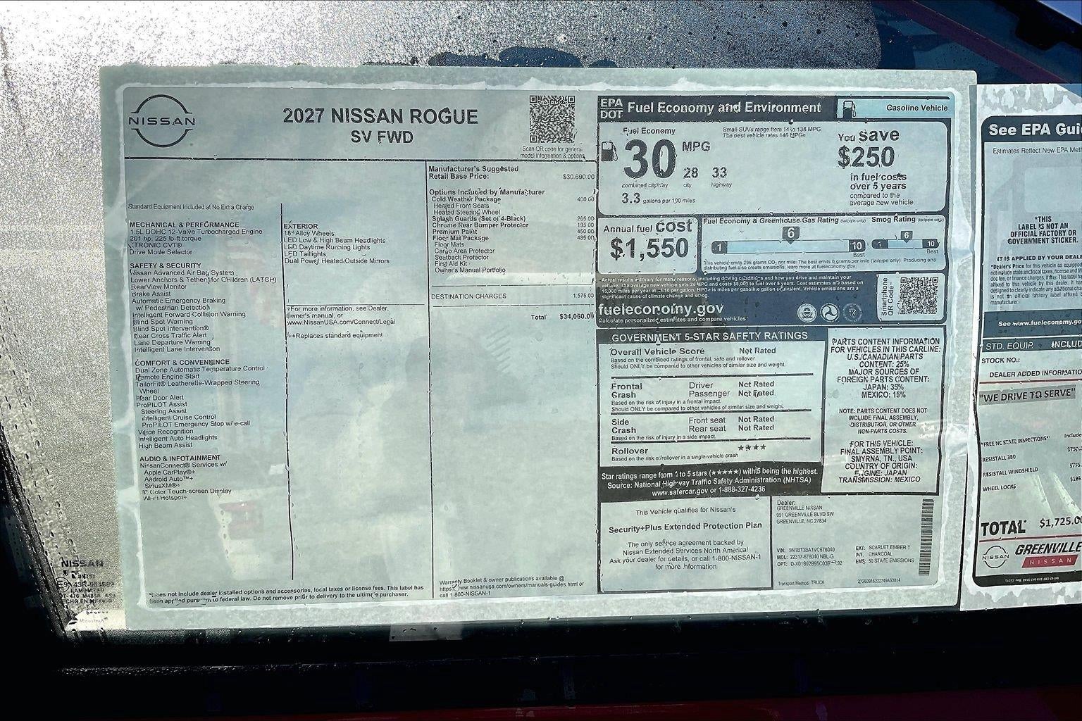 2027 Nissan Rogue SV