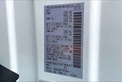 2026 Nissan Rogue SV