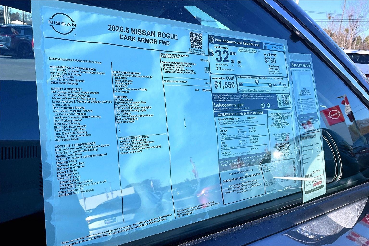 2026 Nissan Rogue Dark Armor