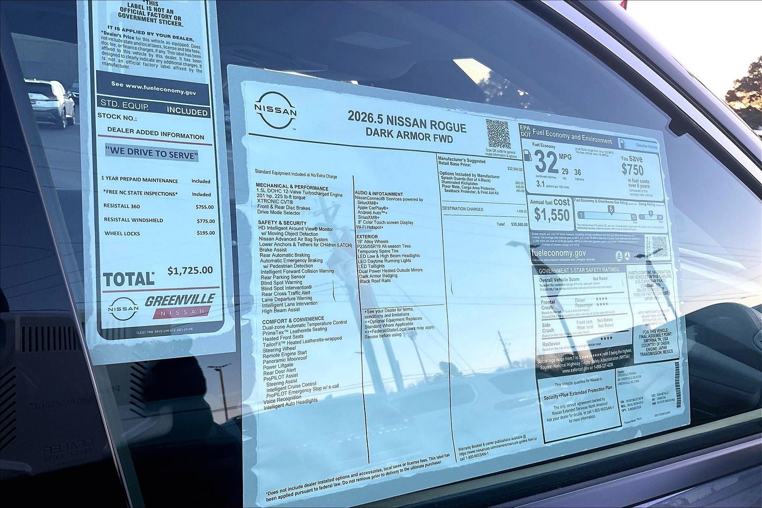 2026 Nissan Rogue Dark Armor