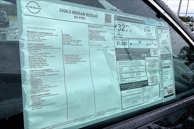 2026 Nissan Rogue SV