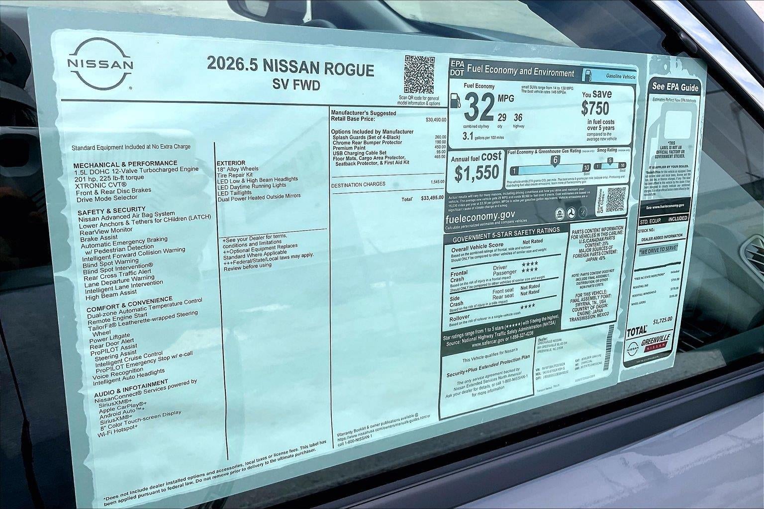 2026 Nissan Rogue SV