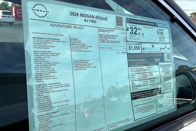 2026 Nissan Rogue SV