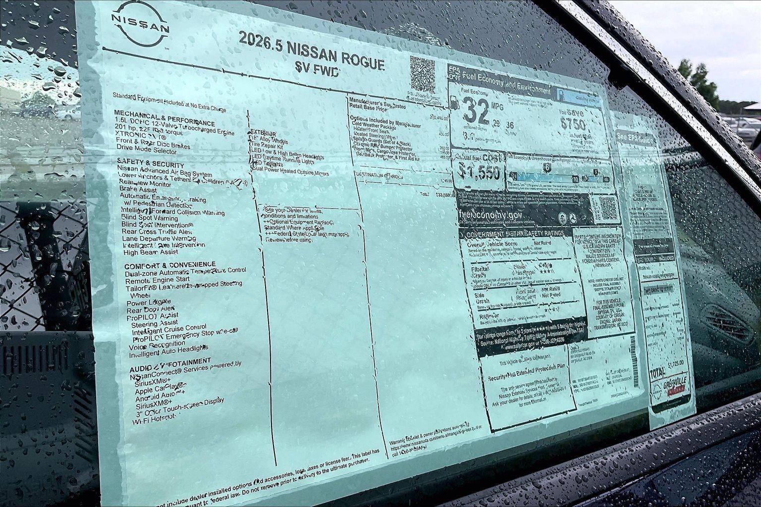 2026 Nissan Rogue SV