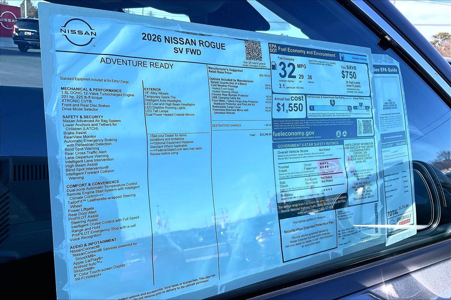 2026 Nissan Rogue SV