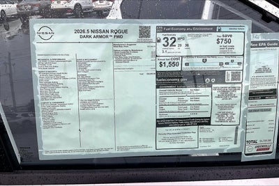 2026 Nissan Rogue Dark Armor