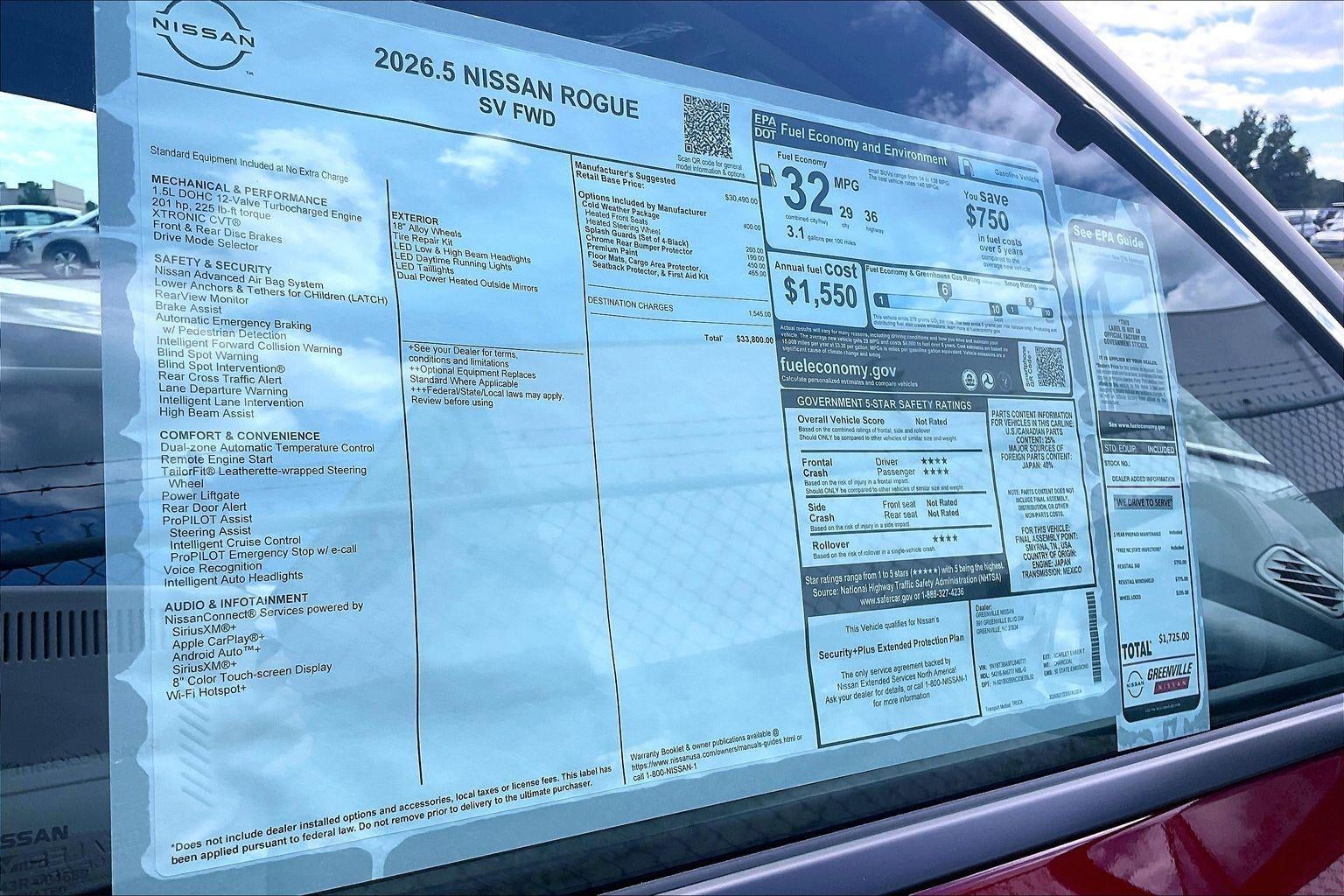 2026 Nissan Rogue SV
