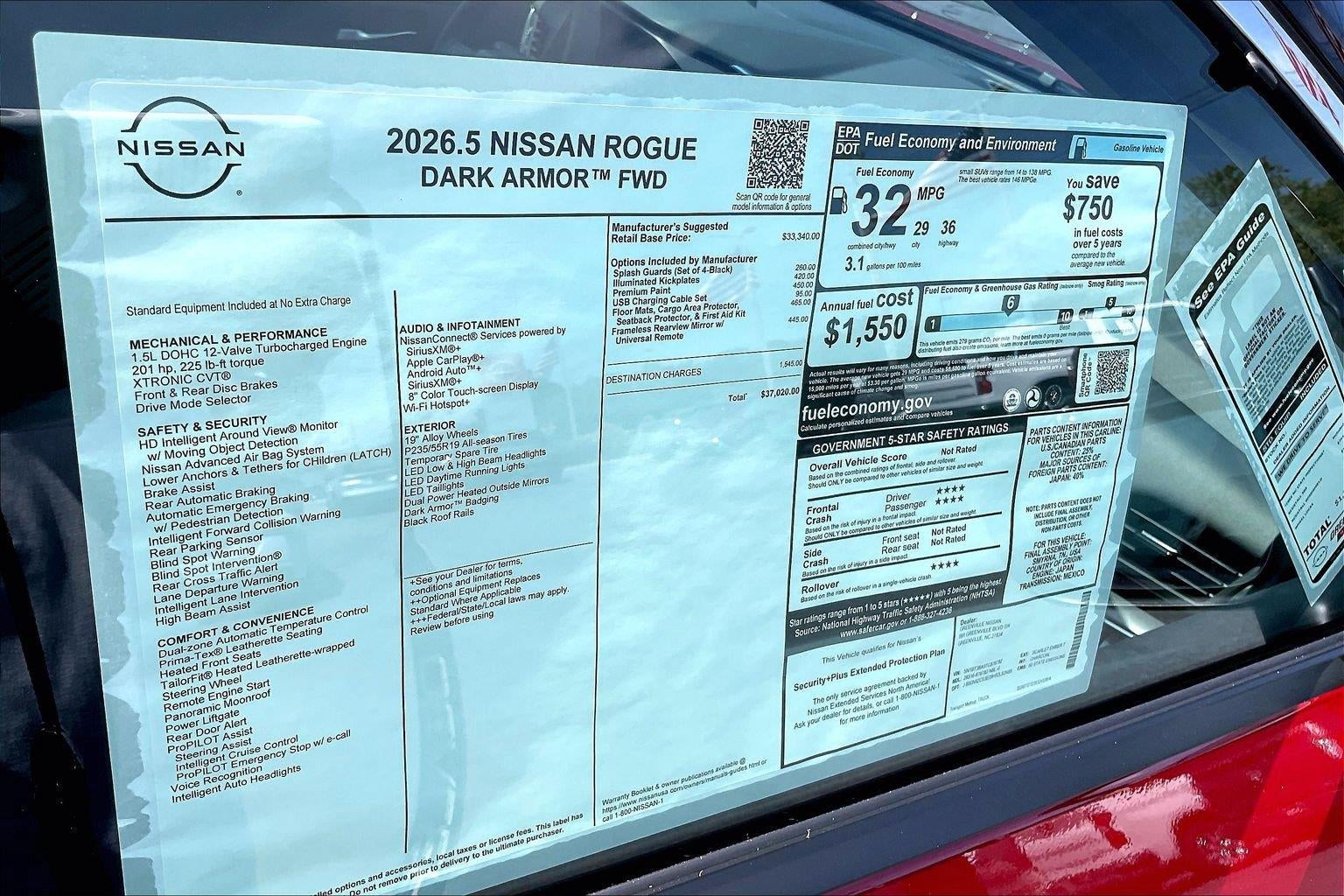 2026 Nissan Rogue Dark Armor