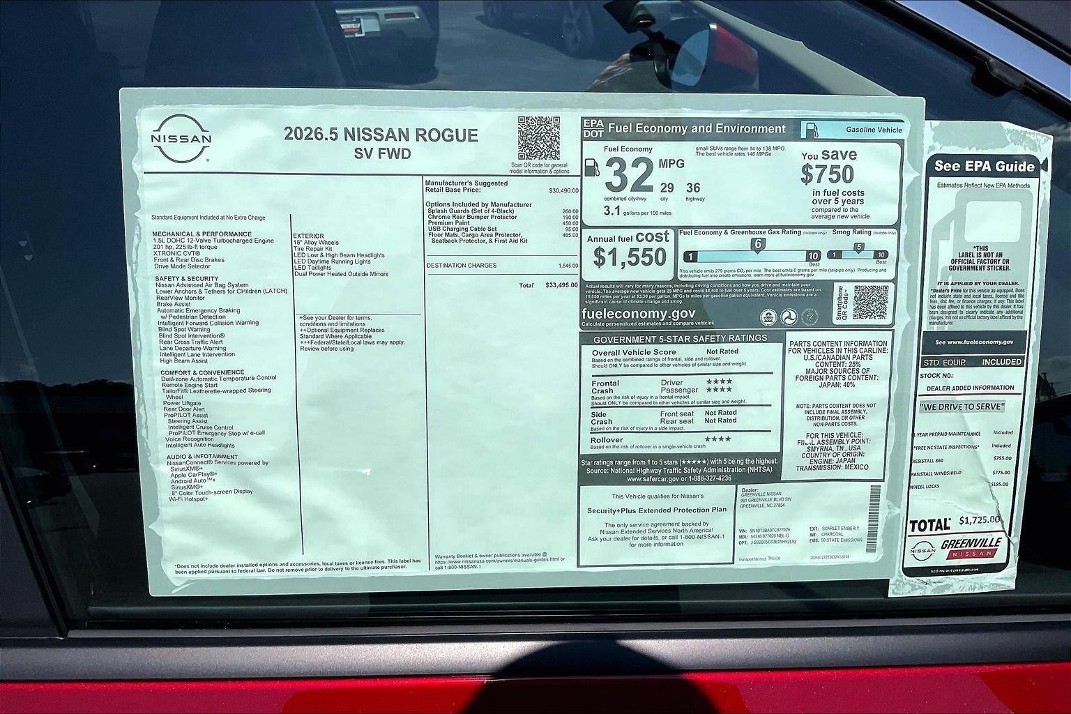 2026 Nissan Rogue SV