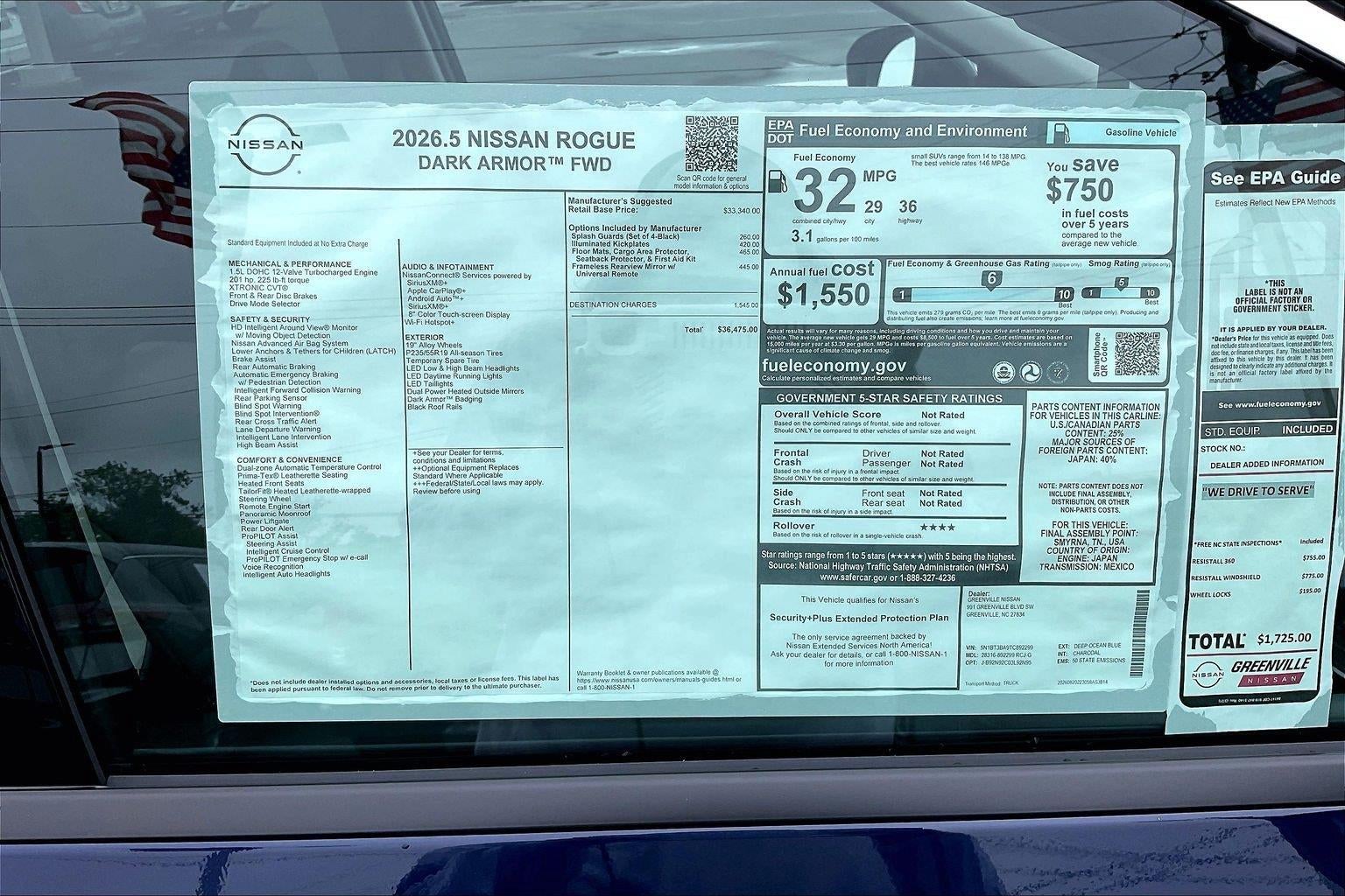 2026 Nissan Rogue Dark Armor