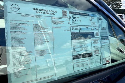 2026 Nissan Rogue Rock Creek