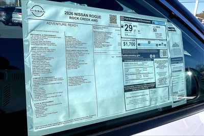 2026 Nissan Rogue Rock Creek