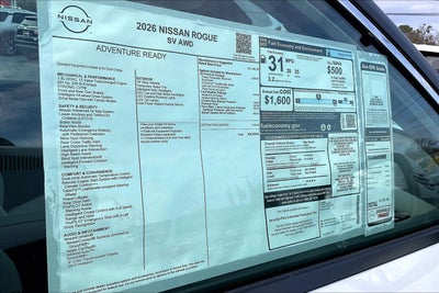 2026 Nissan Rogue SV