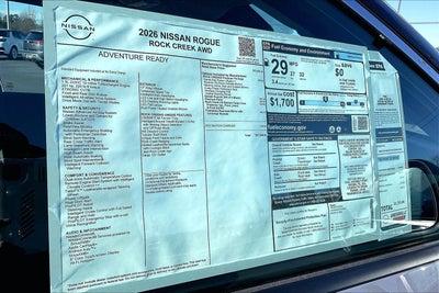 2026 Nissan Rogue Rock Creek