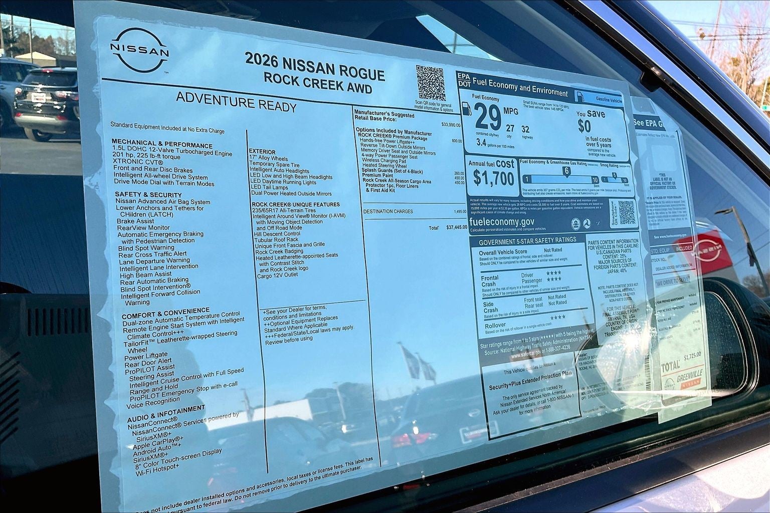 2026 Nissan Rogue Rock Creek