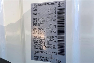 2026 Nissan Rogue Rock Creek