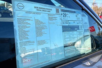 2026 Nissan Rogue Rock Creek