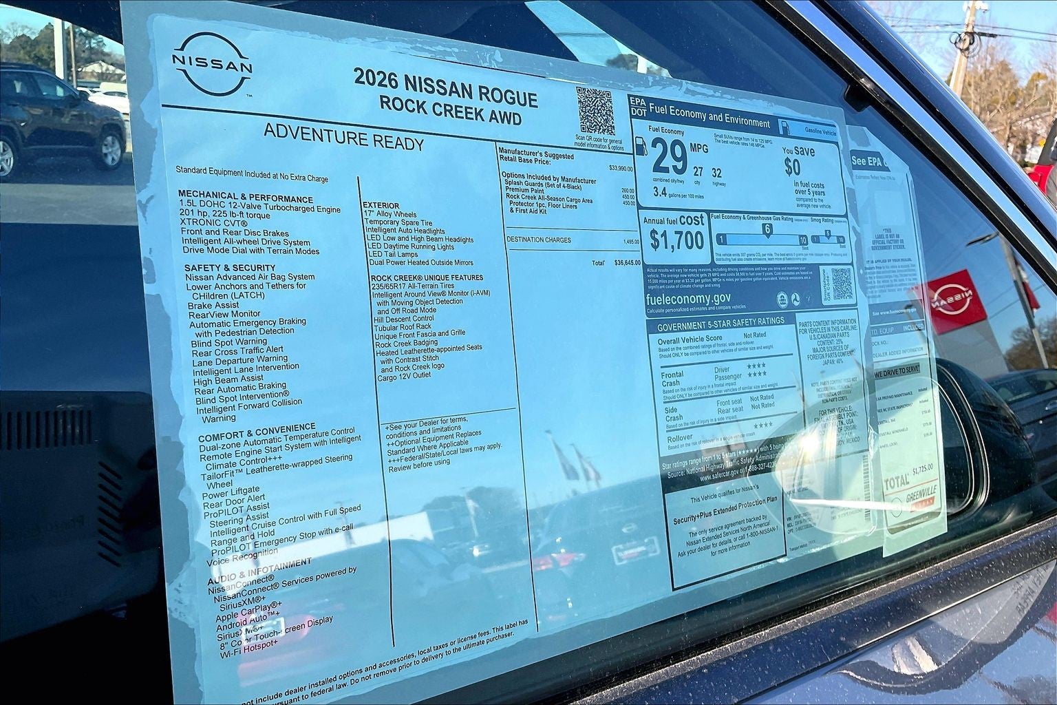 2026 Nissan Rogue Rock Creek