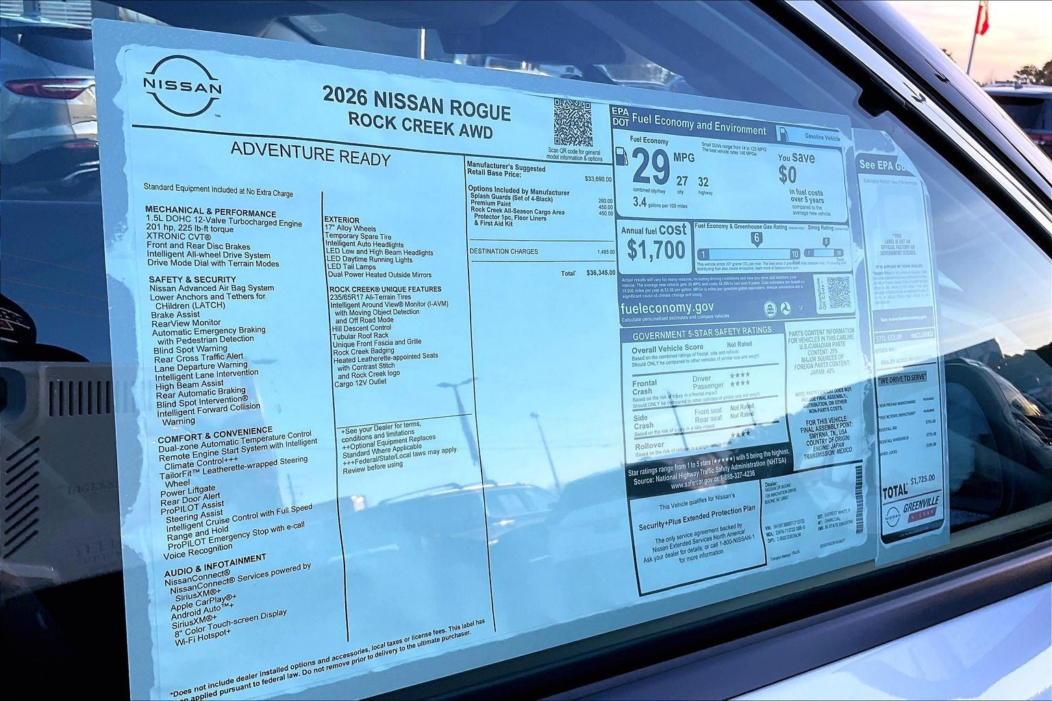 2026 Nissan Rogue Rock Creek