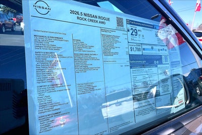 2026 Nissan Rogue Rock Creek