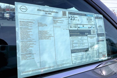 2026 Nissan Pathfinder SV