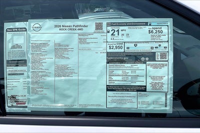 2026 Nissan Pathfinder Rock Creek