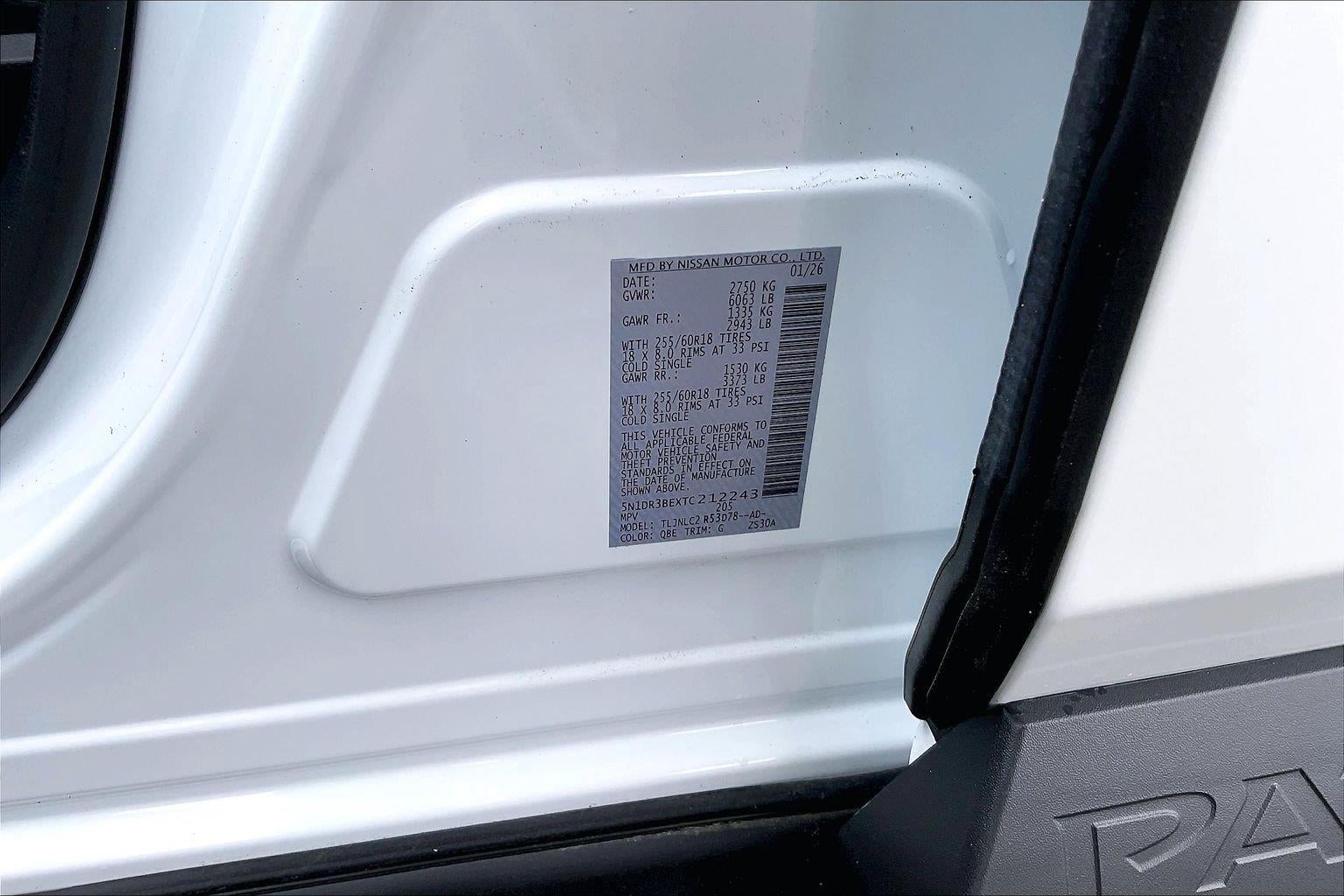 2026 Nissan Pathfinder SV