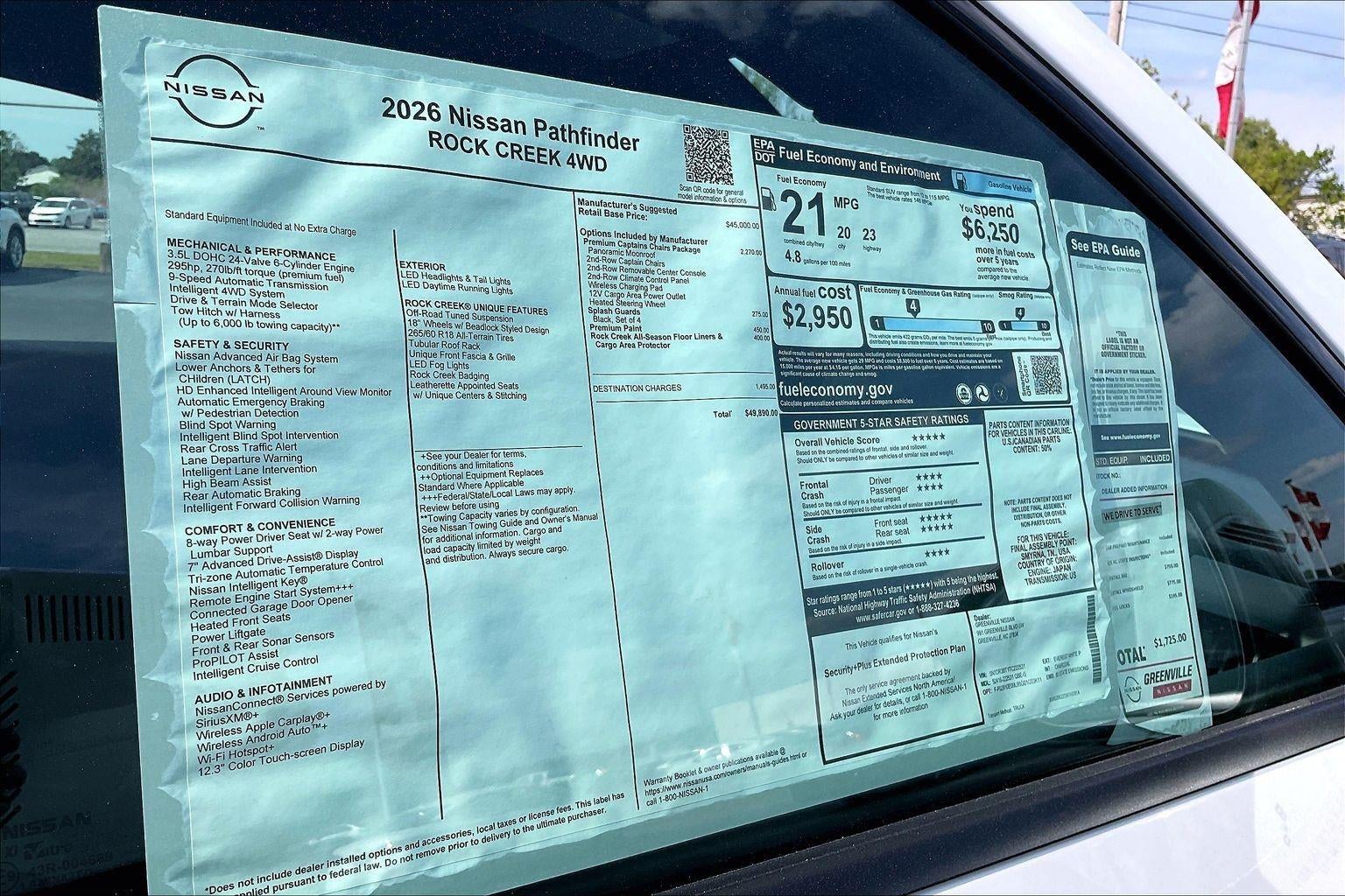 2026 Nissan Pathfinder Rock Creek